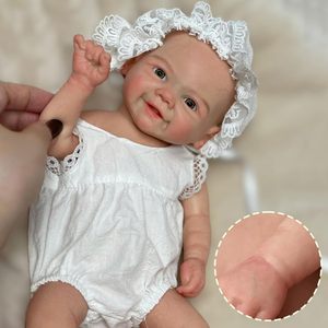 ตุ๊กตา<span class=keywords><strong>เด็ก</strong></span><span class=keywords><strong>ผ</strong></span>ู้หญิงซิลิโคนขนาด 13 นิ้ว แบบเต็มตัว เหมือน<span class=keywords><strong>จริง</strong></span> วาดด้วยมือ ของเล่นเสมือนจริงสำหรับเด็ก - Product Image 4