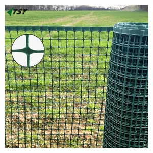 Su misura 2m x 50m apertura del rotolo 1.8cm PE reti piatte in plastica per la protezione dell'erba