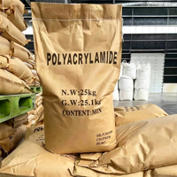 Poudre de polyacrylamide de qualité industrielle, floculant PAM pour le traitement des eaux usées municipales et des eaux usées chimiques