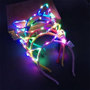 Serre-tête lumineux LED clignotant pas cher, bandeau lumineux pour fêtes, serre-tête fantaisie en plastique pour décorations de fête - Product Image 3