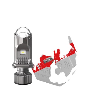 TObys H4 Ống Kính LED Đèn Pha Bóng Đèn Mini Ống Kính Máy Chiếu Tay Trái Ổ Đĩa 12000 <span class=keywords><strong>Lumens</strong></span> <span class=keywords><strong>60W</strong></span> 1 Nhóm LED Chip Với Ống Kính - Product Image 1