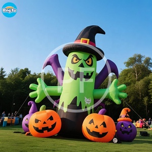 Personalizado Halloween inflable bruja <span class=keywords><strong>fantasma</strong></span> Halloween calabaza inflable al aire libre patio inflable Halloween fiesta decoraciones - Product Image 2