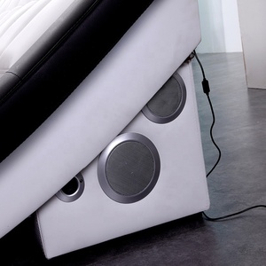 Italian Design Genuine Leather Modern LED <strong>Headboards</strong> for <strong>King</strong> <strong>Size</strong> <strong>Bed</strong> - Product Image 6
