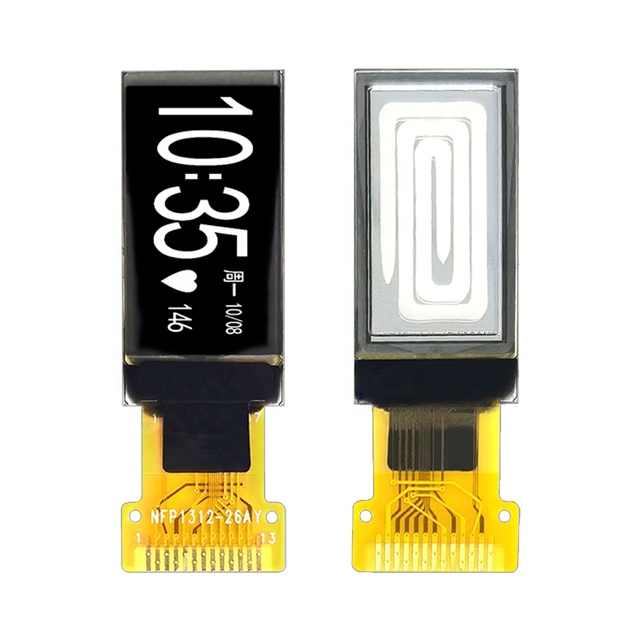 Customizable 0.77 Inch PMOLED Full Color Mini OLED Display Panel with Monochrome 64x128 Resolution Small OLED Screen