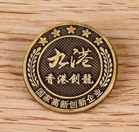 Plaque de badge nominative en métal imprimable avec logo et nom gravés au laser