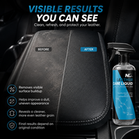 Nettoyant Cuir Voiture en Spray 500ml Liquide Entretien Sièges Intérieurs avec Pulvérisateur à Gâchette Marque Privée OEM Vente en Gros