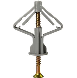 Grey пластиковый нейлоновый настенный штекер с бабочкой - Product Image 3