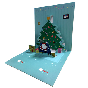 <span class=keywords><strong>Tarjeta</strong></span> de Felicitación Navideña Innovadora con Grabación 3D, <span class=keywords><strong>Tarjeta</strong></span> de Felicitación con <span class=keywords><strong>Sonido</strong></span> Personalizado para Regalos Promocionales Corporativos Navideños, Venta al por Mayor - Product Image 2