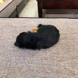 Figurine de chiot moelleux Mastiff tibétain réaliste mignon fait à la main décoration de bureau de chien en peluche intrigante pour <span class=keywords><strong>le</strong></span> bureau à domicile - Product Image 4