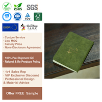 Agendas B5 à couverture rigide vert forêt avec pages sur le thème de la nature pour les passionnés de plein air, personnalisables