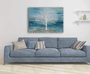 Dipinto a Olio 3D Decorativo con Albero Spesso, Stile Classico, <span class=keywords><strong>Arte</strong></span> Murale su Tela Fatta a Mano - Product Image 6