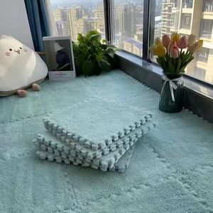 Alfombra Cálida para Interiores, Alfombra Protectora para Bebés y Niños, Alfombra para Área de Juegos, Alfombra para Oficina, Alfombra para Sala de Estar, Alfombra Cuadrada con Borde Grueso - Product Image 3