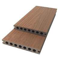 Plancher composite extérieur haut de gamme en WPC co-extrudé