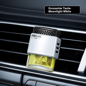 Perfume de coche oceánico de larga duración, decoraciones de salida de aire acondicionado para coches de <span class=keywords><strong>hombre</strong></span> y mujer, decoraciones de cristal para coche, aromaterapia de pera - Product Image 6
