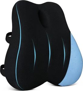 Almohada de soporte Lumbar para la espalda, almohada Lumbar de espuma viscoelástica refrescante para aliviar el dolor de espalda, almohada ergonómica de soporte para la espalda - Product Image 1