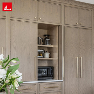AllandCabinet New York Portes coulissantes pour villas, qualité Mbf Board, armoires de <span class=keywords><strong>cuisine</strong></span> fines de style shaker avec charnières à fermeture douce - Product Image 3