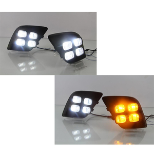 Newest Offroad Parts LED Fog Lights With <span class=keywords><strong>Yellow</strong></span> <span class=keywords><strong>Light</strong></span> DRL Daytime Running Lights For Hilux Revo 2016 - Product Image 2