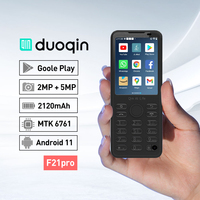 Teléfono Móvil Pequeño Duoqin F21PRO al Por Mayor a Bajo Precio, Pantalla Táctil, Teléfono Inteligente 4G Compatible con Google Store, Qin F21pro Mini