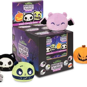 Caja Misteriosa de Peluche Reversible de la Serie <span class=keywords><strong>Sorpresa</strong></span> de Halloween, Ecológica y Biodegradable, de 3 Pulgadas, con <span class=keywords><strong>Detalles</strong></span> Bordados, Adorable - Product Image 2