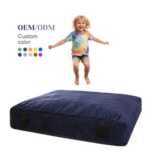 Crash Pad sensoriel avec blocs de mousse pour enfants autistes, tissu doux et housse lavable, idéal pour les enfants pour sauter, jouer ou se détendre - Product Image 1