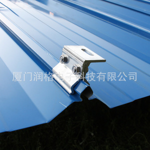 Pince de fixation solaire en aluminium pour toiture en acier ondulé avec traitement de surface par sablage - Product Image 4