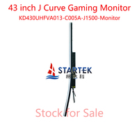 Écran de moniteur de jeu 43 pouces J Curve 3840x2160 avec angle de vision tactile IPS 1.07B couleur prise en charge de l'interface HDMI/DP