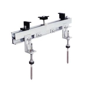 Adaptateur d'ancrage <span class=keywords><strong>de</strong></span> boulon <span class=keywords><strong>de</strong></span> suspension solaire SceneX supports <span class=keywords><strong>de</strong></span> montage <span class=keywords><strong>de</strong></span> toit réglables en <span class=keywords><strong>hauteur</strong></span> pour toit en métal 60 M/S charge <span class=keywords><strong>de</strong></span> vent 1.4KN/m2 <span class=keywords><strong>neige</strong></span> - Product Image 1