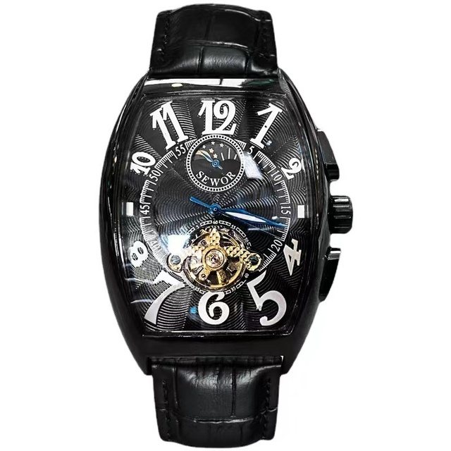 New Automatic Mechanical Watch Fashion Simple Leisure Sports Business Student Multi-function Watch
