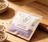 Sacs d'échantillons de nourriture pour poulets à faible MOQ, conception personnalisée, refermables et durables, petits sachets pour l'alimentation animale