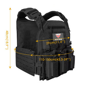 Chaleco Táctico para Exteriores de Liberación Rápida, Chaleco de Caza Ajustable con Sistema Molle, Portaplacas Ligero para Entrenamiento - Product Image 2