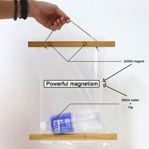 Acabados finos, colgador de carteles magnético de <span class=keywords><strong>18</strong></span> pulgadas y 26 pulgadas, marcos de arte personalizados de madera para colgar en la pared, madera de roble para carteles, edredón, macramé - Product Image 5