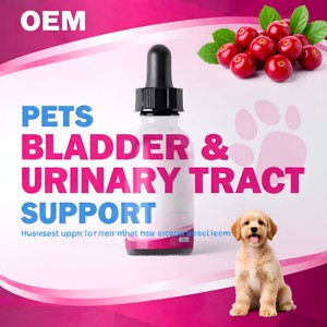 Oem Cranberry Liquid Chien Santé des Voies Urinaires Soutien de la Vessie UTI Pierres de la Vessie Incontinence Soutien Immunitaire 60ml - Product Image 2