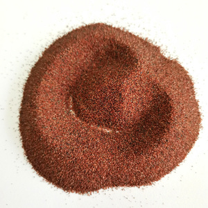 Sabbia Abrasiva di Granato Rosso ad Alta Purezza LM 80 Mesh per Taglio a Getto d'Acqua su Vetro, Velocità di Taglio Rapida e Qualità dei Bordi Lisci - Product Image 1