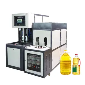 Máquina de soplado de botellas de plástico PET, alimentación Manual automática, aceite comestible, agua, 5l