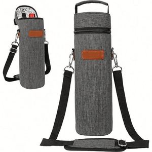 Portable Insulated Single-Pack Red Wine <b>Cooler</b> Bag for Business Travel Outdoor Picnics Classic Fashion Refrigerated Wine Storage - Product Image 2