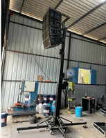 Torre Elevadora de 6m con Manivela de Alta Resistencia para Altavoces Line Array
