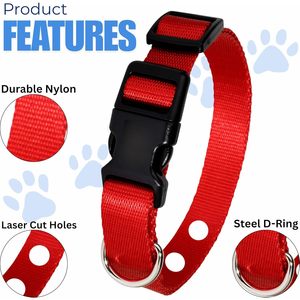 Gracie To The Rescue Nylon <b>Pet</b> Trainer <b>Collar</b> Adjustable Pink Red Blue All Breed Sizes - Product Image 2