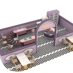 <span class=keywords><strong>Piscine</strong></span> à balles avec toboggan et balles pour bébés et tout-petits, aire de jeux souple avec blocs de mousse, tapis et balles colorées, fosse à mousse CE ASTM - Product Image 6