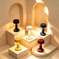 Lampe de table compacte en forme d'haltère, LED rechargeable multicolore, éclairage d'ambiance pour restaurant et bistrot