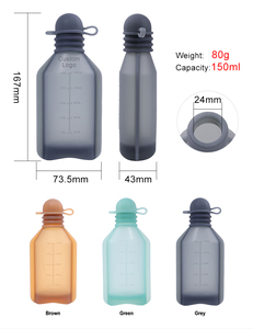 ถุงเก็บน้ำนมแม่แบบซิลิโคนสำหรับเด็ก ปลอดสาร BPA เกรดอาหาร ใช้ซ้ำได้ เก็บความร้อน/เย็น พร้อมโลโก้สั่งทำได้ - Product Image 3
