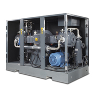 ATLAS ZD 800 & ZD 4000 30Bar & 40Bar ISO 8573 Compresseur d'air sans huile classe 0 avec moteur et moteur pour machine de soufflage PET