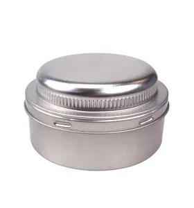 Custom printing 250g 300g round metal tin car wax container car polish can chemical can with foam