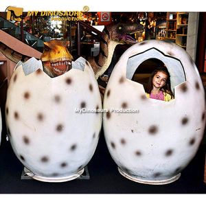 Œuf de dinosaure <span class=keywords><strong>en</strong></span> fibre de verre pour prendre des photos dans les parcs d'attractions - Product Image 1