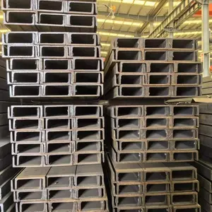 Hot Rolled U Beam PFC 250 300 380 Steel Channel Sizes Structural A36 SS400 Q235B Q355B UPN 80/100 Carbon Steel C Beam