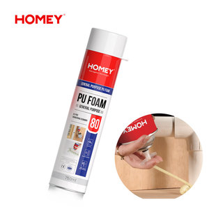 Homey 80 Series 750ml <span class=keywords><strong>Polyurethane</strong></span> mở rộng bọt 750ml mục đích chung <span class=keywords><strong>PU</strong></span> bọt cao liên kết <span class=keywords><strong>PU</strong></span> phun bọt - Product Image 1