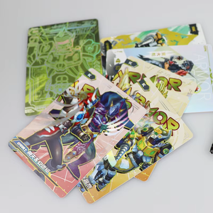 Service OEM pour l'impression de jeux de <span class=keywords><strong>cartes</strong></span> à collectionner de style anime personnalisé, art en couleur pleine avec effets d'encre métallisée - Product Image 2