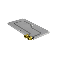 Personnalisé 6000 série aluminium eau refroidissement dissipateur de chaleur haute norme transfert de chaleur liquide refroidissement plaque coupe pliage soudage