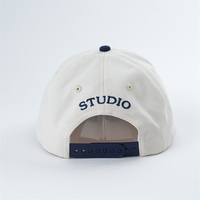 Op maat gemaakte OEM katoenen dobby twill geborduurde ongestructureerde baseballcap, modieus, sportief, tweekleurig, 6 panelen, unisex, dad hat