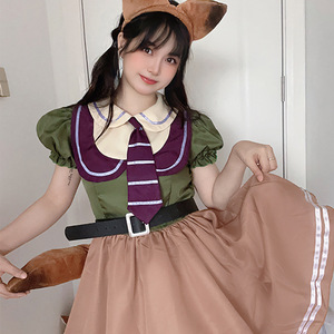 Disfraz de Judy Hopps de Zootopia para Halloween 2026, Disfraz de Conejita de la Oficina de Policía para Convenciones, Actuaciones y Espectáculos - Product Image 5