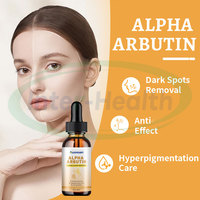 Ausreson Cosmetics Grade Alpha Arbutin Gouttes liquides Complément de beauté Blanchiment de la peau Alpha Arbutine Collagène Boisson liquide